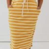 Vendor-unknown Bottoms Mackenzie Striped Pull-On Skirt Mustard 1 Vendor-unknown Bottoms Mackenzie Striped Pull-On Skirt Mustard