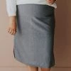 Vendor-unknown Plus Size Patty Sweater Skirt Grey 1 Vendor-unknown Plus Size Patty Sweater Skirt Grey