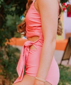 Lucy Avenue Swim Puerto Rico Cutout One Piece Flamingo 12 Lucy Avenue Swim Puerto Rico Cutout One Piece Flamingo