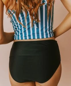 Lucy Avenue Swim Sandy Bottom Black