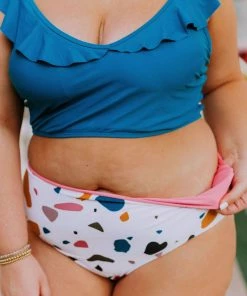 Lucy Avenue Tulum Ruffle Top Lagoon 35 Lucy Avenue Tulum Ruffle Top Lagoon