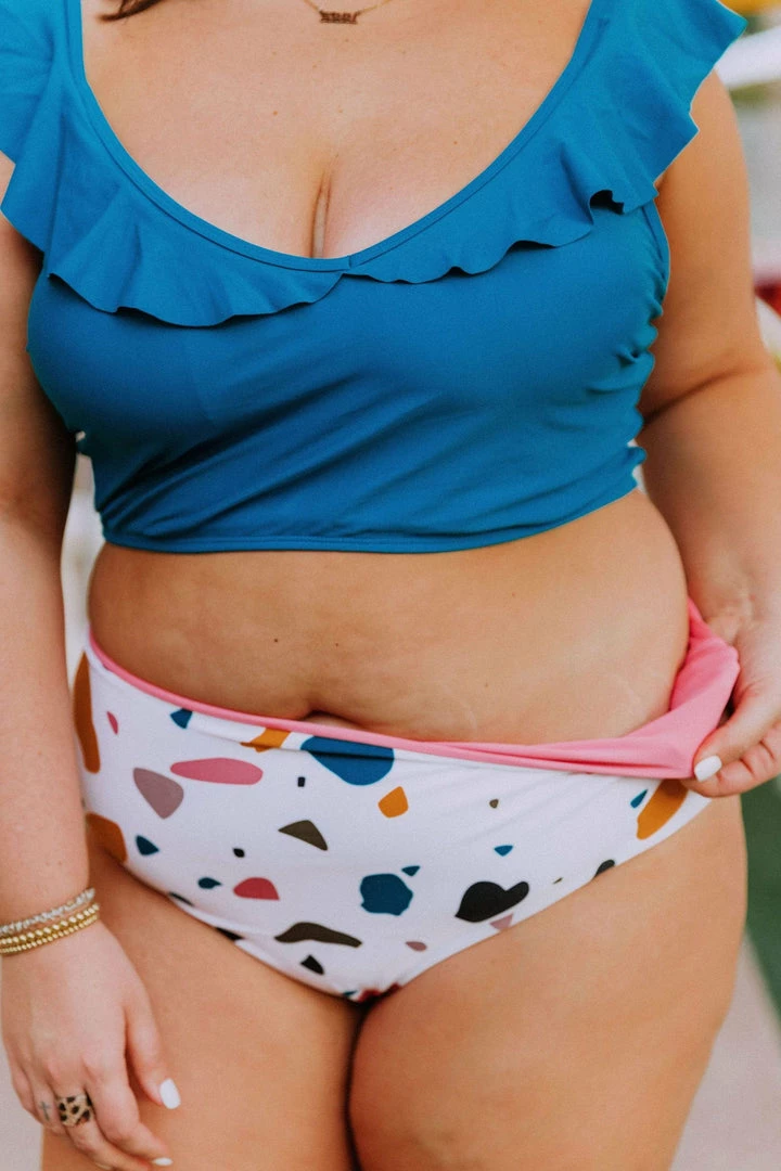 Lucy Avenue Tulum Ruffle Top Lagoon 19 Lucy Avenue Tulum Ruffle Top Lagoon