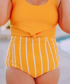 Lucy Avenue Ultra High Waisted Bottoms Solstice Swim