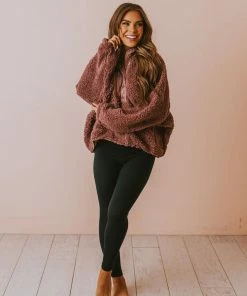 Vendor-unknown Scout Half Button Down Pullover Cocoa