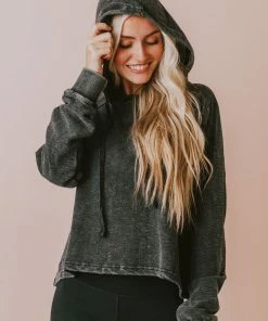 Vendor-unknown Tulsi Jacquard Hoodie Black