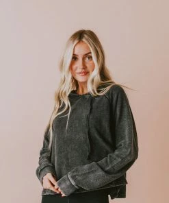 Vendor-unknown Tulsi Jacquard Hoodie Black