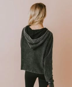 Vendor-unknown Tulsi Jacquard Hoodie Black
