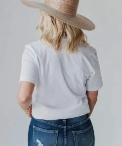 Tops All American Babe Embroidered Tee