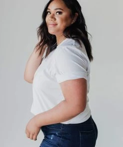 Tops All American Babe Embroidered Tee