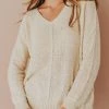 Vendor-unknown Blanche V Neck Sweater Natural