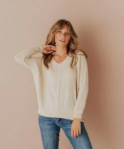Vendor-unknown Blanche V Neck Sweater Natural