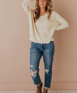 Vendor-unknown Blanche V Neck Sweater Natural