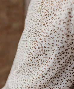 Vendor-unknown Evalyn Flocked Leopard Puff Sleeve Top Ivory Tops 10 Vendor-unknown Evalyn Flocked Leopard Puff Sleeve Top Ivory Tops