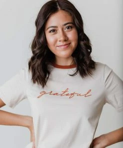 Vendor-unknown Grateful Embroidered Tee Tops 15 Vendor-unknown Grateful Embroidered Tee Tops