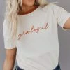 Vendor-unknown Grateful Embroidered Tee Tops 2 Vendor-unknown Grateful Embroidered Tee Tops