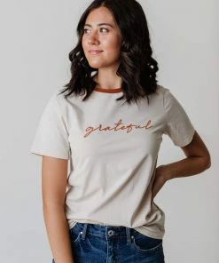 Vendor-unknown Grateful Embroidered Tee Tops 17 Vendor-unknown Grateful Embroidered Tee Tops