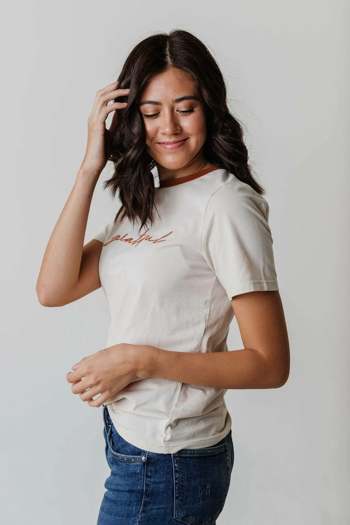 Vendor-unknown Grateful Embroidered Tee Tops 9 Vendor-unknown Grateful Embroidered Tee Tops