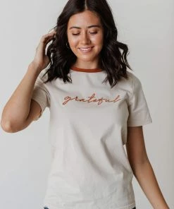 Vendor-unknown Grateful Embroidered Tee Tops 21 Vendor-unknown Grateful Embroidered Tee Tops