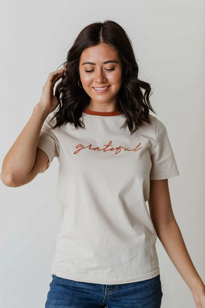 Vendor-unknown Grateful Embroidered Tee Tops 11 Vendor-unknown Grateful Embroidered Tee Tops