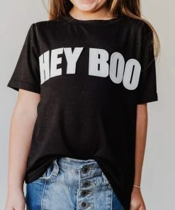 Vendor-unknown EXCLUSIVE! Kids Hey Boo Patch Tee