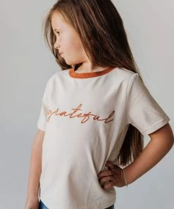 Vendor-unknown Kid's Grateful Embroidered Tee KIDS