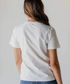 Hello Graphic Tee Tops