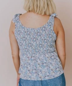 Hayden Los Angelos Georgia Floral Smocked Top Tops