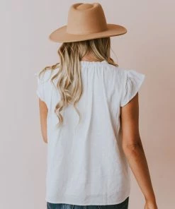 Vendor-unknown Kamila Embroidered Blouse White