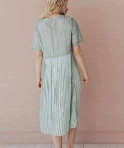 Vendor-unknown Katerina Pleated Dress Mint