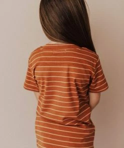 Vendor-unknown KIDS BABE Striped Tee Kid's