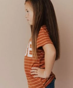 Vendor-unknown KIDS BABE Striped Tee Kid's