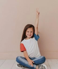 Vendor-unknown Kid's KIDS Red, White & Blue Top