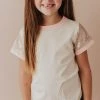 Vendor-unknown KIDS Sequin Sleeve Tee Pink