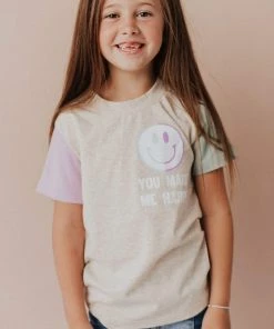 Vendor-unknown Kid's KIDS Smiley Graphic Tee