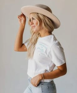 Tops Margaritas With My Señoritas Embroidered Tee