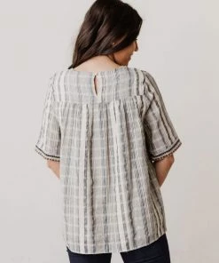 Vendor-unknown May Striped Top Navy 15 Vendor-unknown May Striped Top Navy