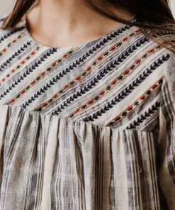 Vendor-unknown May Striped Top Navy 10 Vendor-unknown May Striped Top Navy