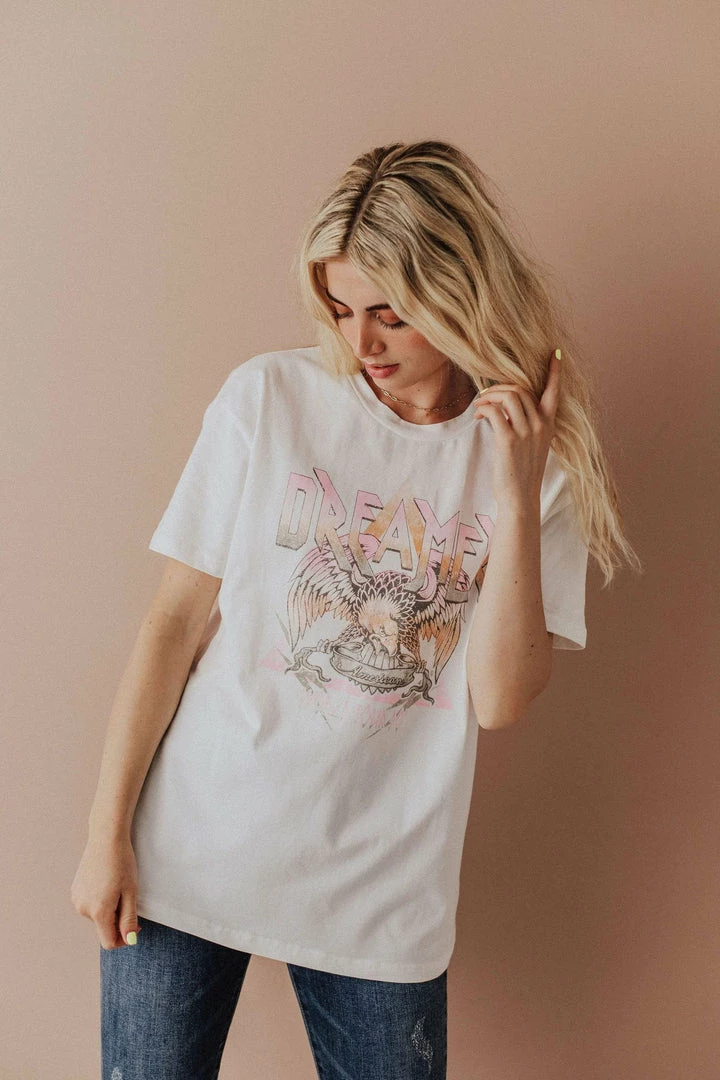 Vendor-unknown Oversized Dreamer Graphic Tee Tops 9 Vendor-unknown Oversized Dreamer Graphic Tee Tops