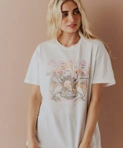 Vendor-unknown Oversized Dreamer Graphic Tee Tops