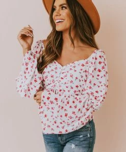 Vendor-unknown Patsy Flower Top