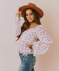 Vendor-unknown Patsy Flower Top