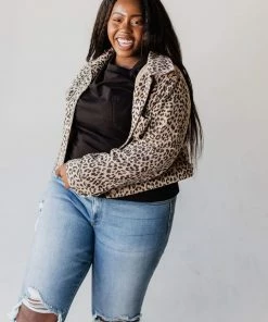 Vendor-unknown Plus Size EXCLUSIVE! Addie Cropped Denim Jacket