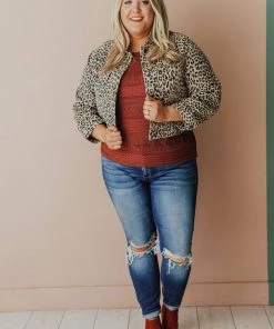 Vendor-unknown Plus Size EXCLUSIVE! Addie Cropped Denim Jacket