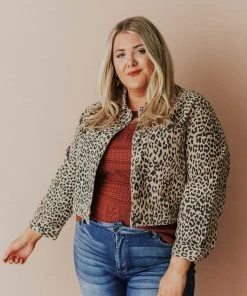 Vendor-unknown Plus Size EXCLUSIVE! Addie Cropped Denim Jacket