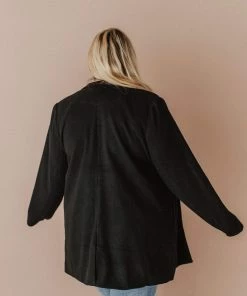 Vendor-unknown Tops Plus Size EXCLUSIVE! Emrie Blazer Black 15 Vendor-unknown Tops Plus Size EXCLUSIVE! Emrie Blazer Black