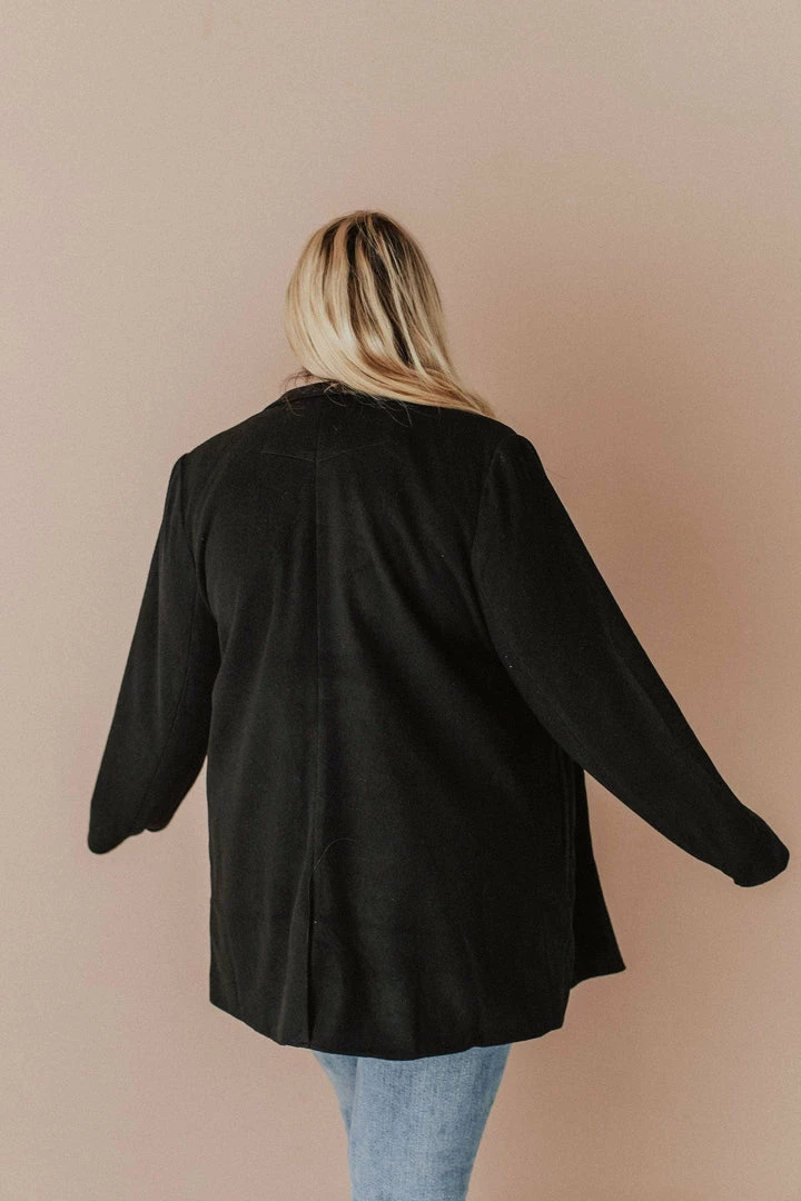 Vendor-unknown Tops Plus Size EXCLUSIVE! Emrie Blazer Black 9 Vendor-unknown Tops Plus Size EXCLUSIVE! Emrie Blazer Black