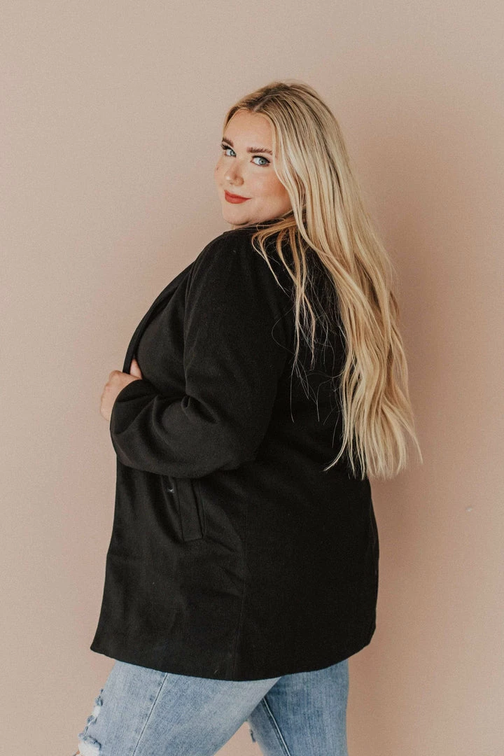 Vendor-unknown Tops Plus Size EXCLUSIVE! Emrie Blazer Black 6 Vendor-unknown Tops Plus Size EXCLUSIVE! Emrie Blazer Black