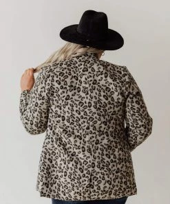 Vendor-unknown Plus Size EXCLUSIVE! Emrie Blazer Leopard