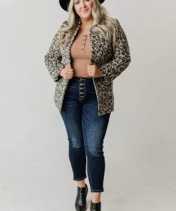 Vendor-unknown Plus Size EXCLUSIVE! Emrie Blazer Leopard