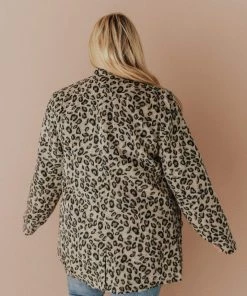 Vendor-unknown Plus Size EXCLUSIVE! Emrie Blazer Leopard